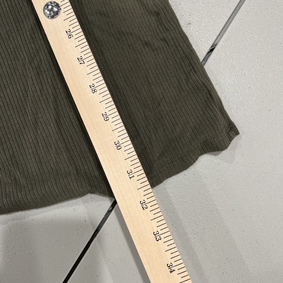 Mossimo Dress Women Extra Small Sleeveless Green Tank‎ Dress Ribbed - Picture 8 of 13